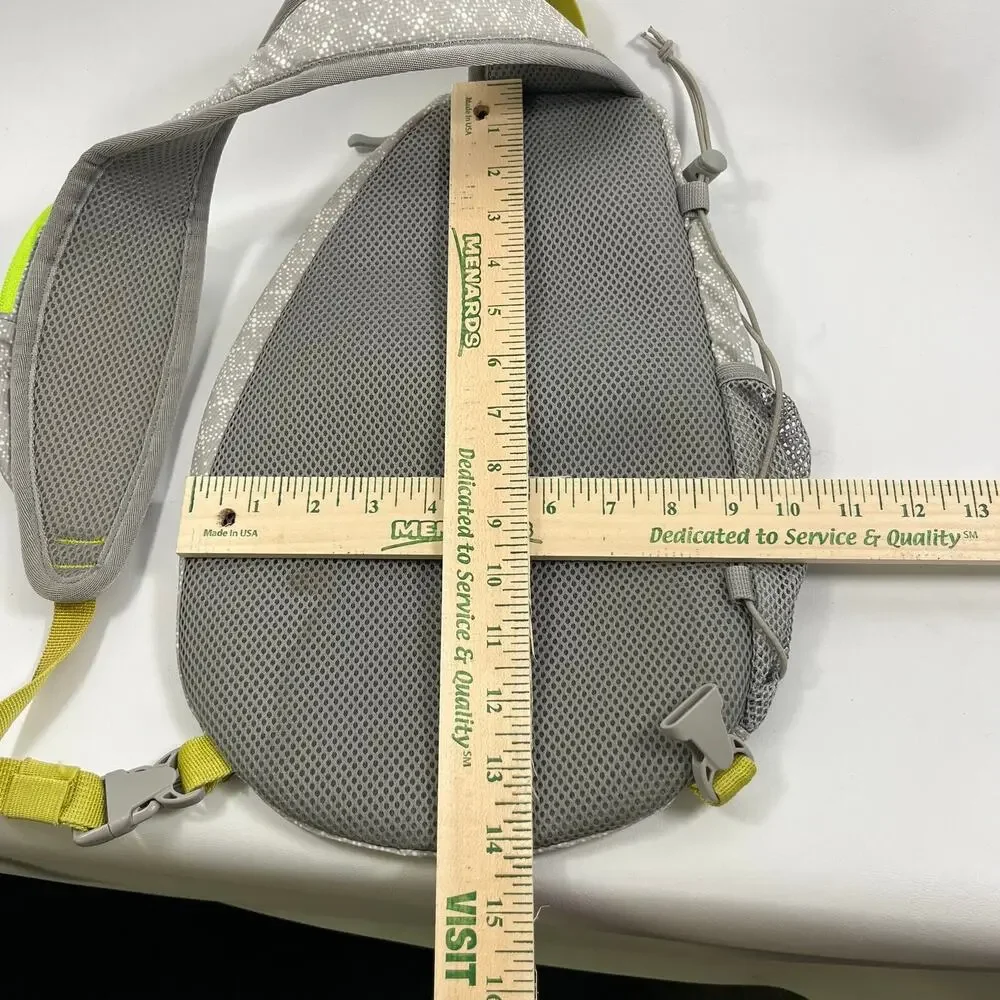 Eddie Bauer Sling Bag Gray Outdoor Travel Backpack Hike Trail Casual
